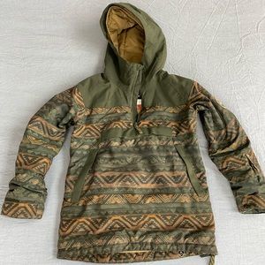 Burton kids pullover ski jacket